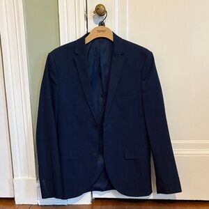 H&M Slim Fit Navy Blazer 36R